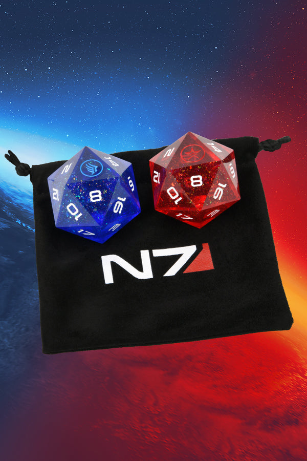 Mass Effect Galaxy Initiative Oversize D20 Set