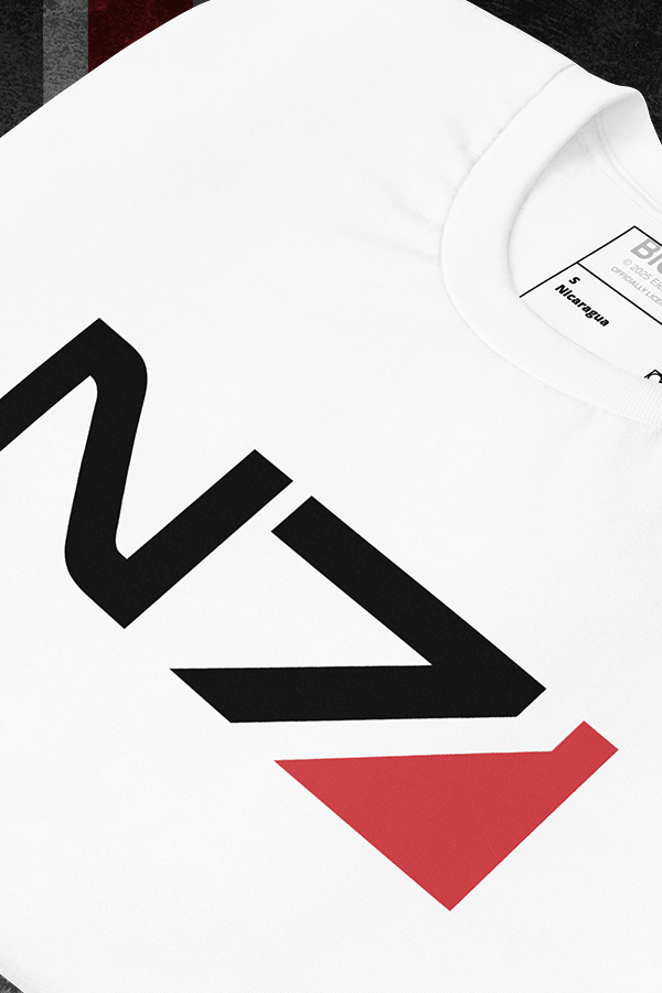 Camiseta invertida Mass Effect N7