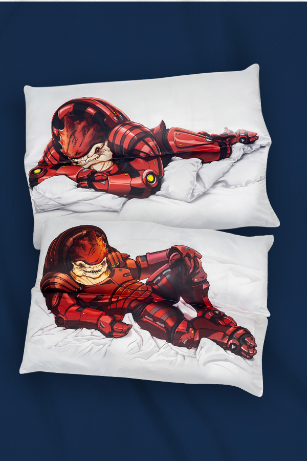 Mass Effect Wrex Double Wide Body Pillowcase Body Pillow