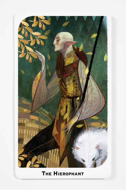 Dragon Age Solas: The Hierophant, Tarot Card Statue
