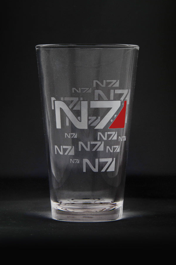 Mass Effect N7 Pint Glass