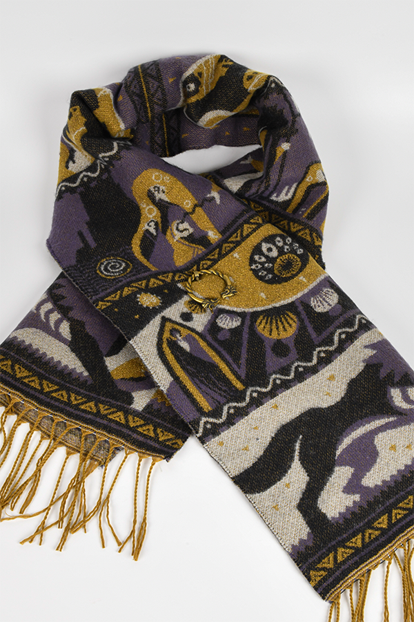 Dragon Age Fen Harel El Lobo Feroz Paquete de capa y broche