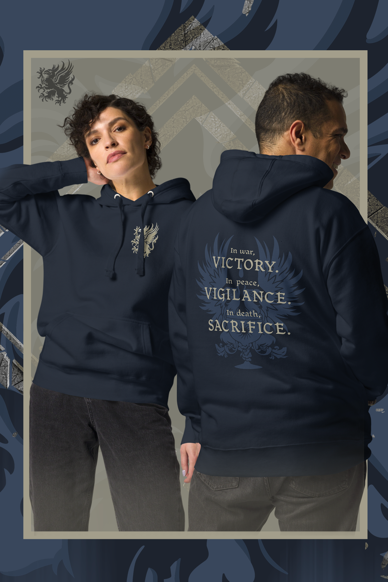 Dragon Age Warden's Motto Hoodie – Official BioWare Gear Store