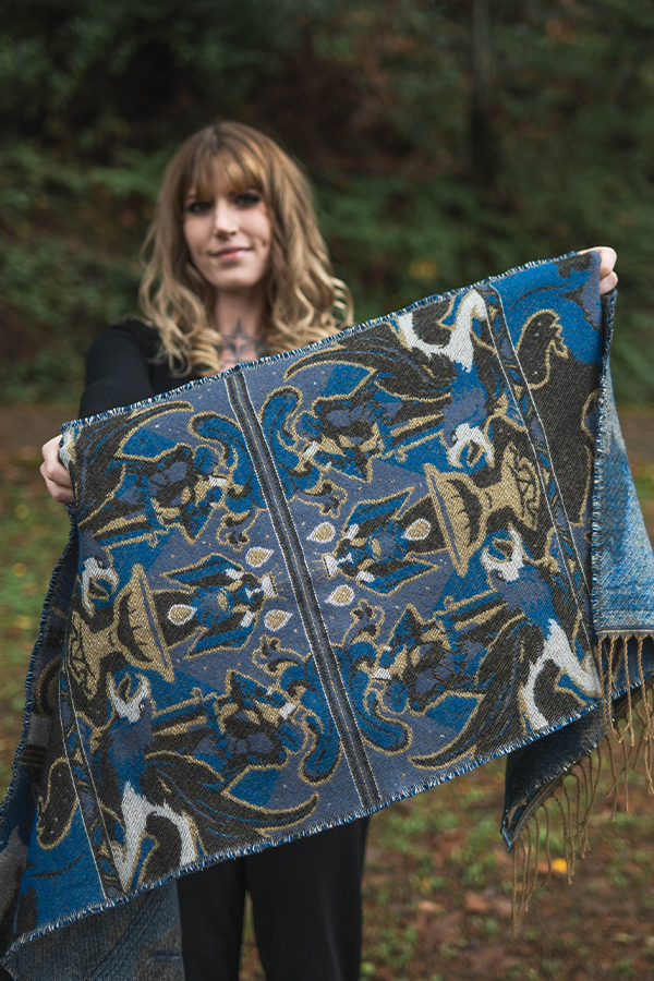 Ensemble cape et broche Dragon Age Tale of a Grey Warden