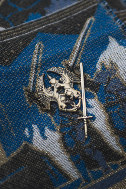 Ensemble cape et broche Dragon Age Tale of a Grey Warden