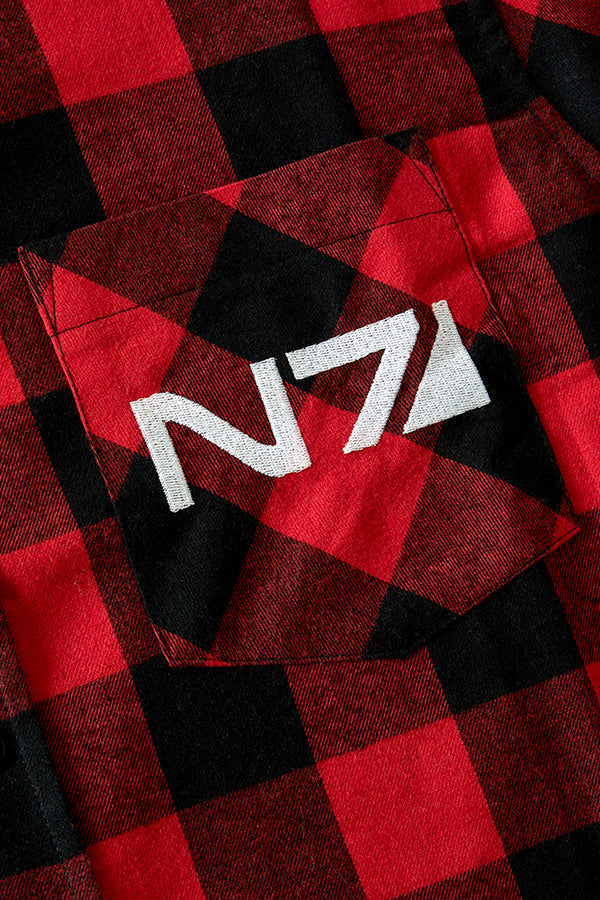 Mass Effect N7 Flanell