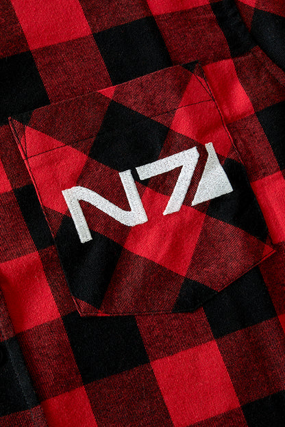 Mass Effect N7 Flannel