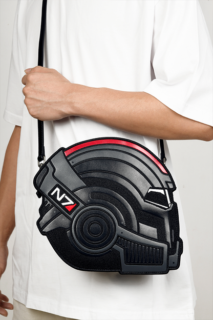 Mass Effect N7 Helm Crossbody Tasche