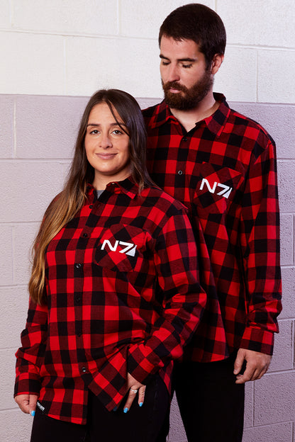 Mass Effect N7 Flanell