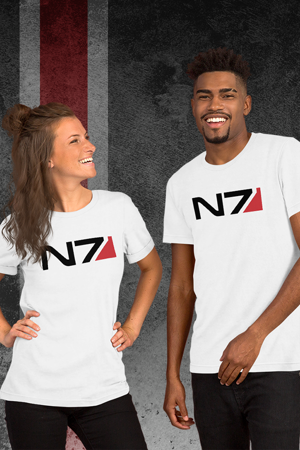 Camiseta invertida Mass Effect N7