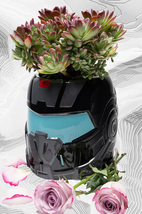 Mass Effect Keramik N7 Helm Pflanzer