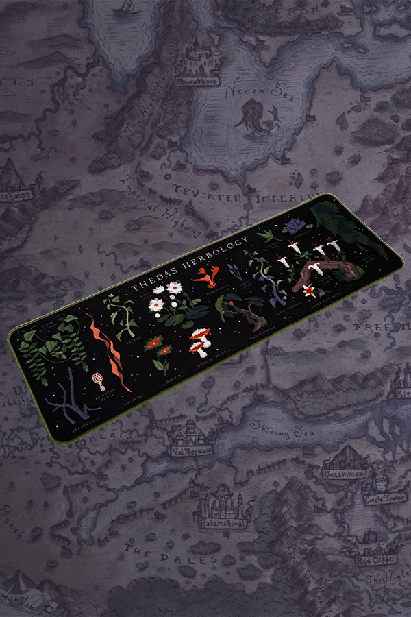 Dragon Age Thedas Herbology Oversized Mouse Pad