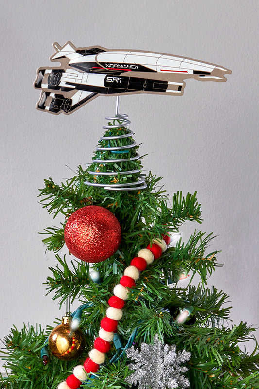 Mass Effect Dashing Through The Stars Tree Topper