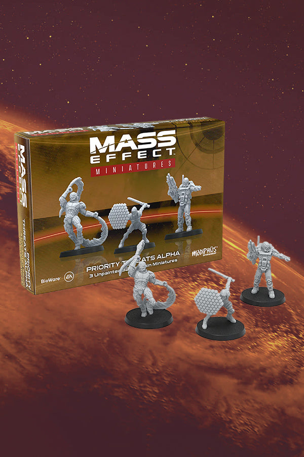 Modiphius Mass Effect – Ensemble Cerberus Forces Alpha – 6 Figurines Résine 32 Mm, Non Peintes, à Assembler