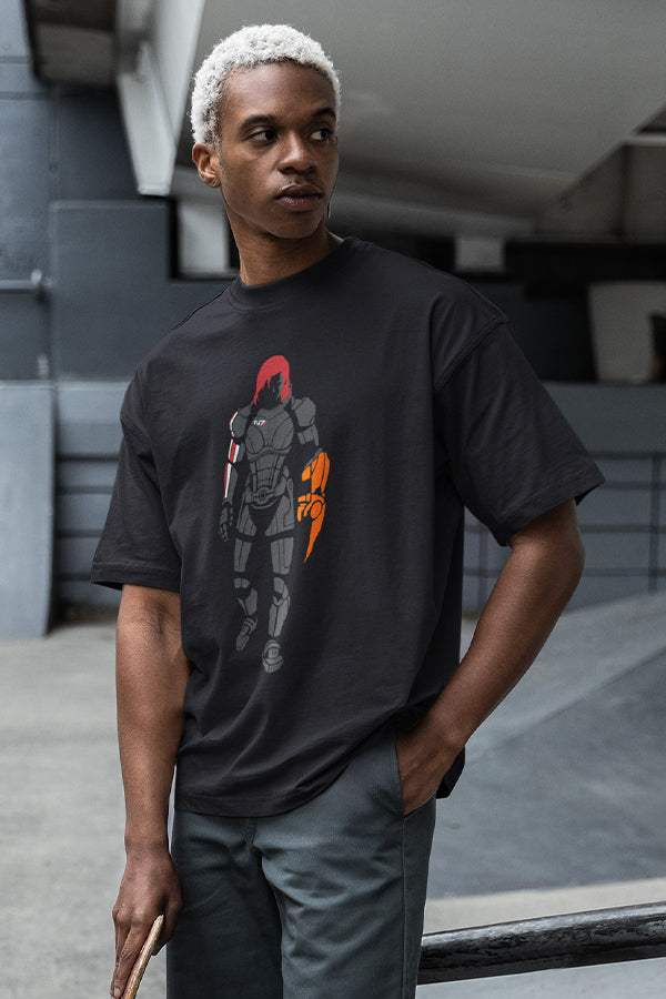 Mass Effect Commander Jane Shepard Silhouette Tee