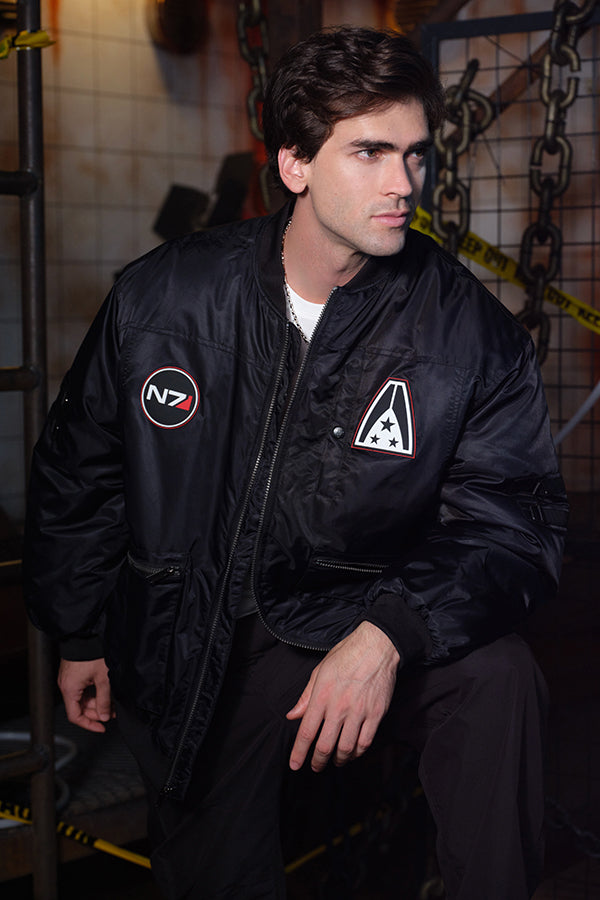 Mass Effect N7 Oversize Bomber Unisex Jacket – Official BioWare Gear Store