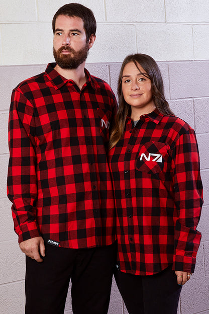 Mass Effect N7 Flannel