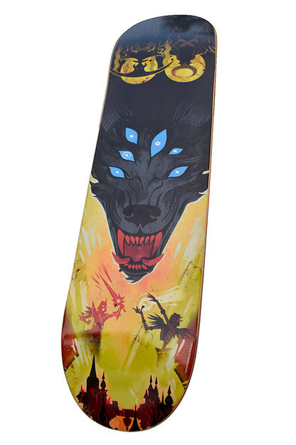 Dragon Age Dreadwolf Wandgemälde Skate Deck