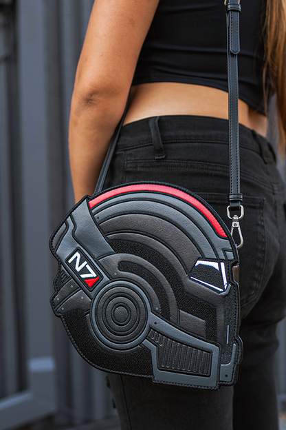 Mass Effect N7 Helm Crossbody Tasche