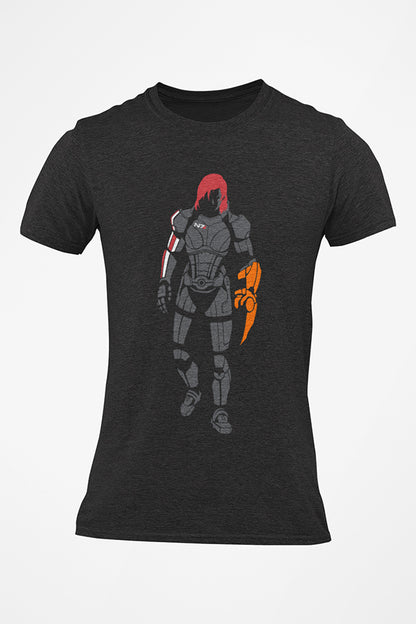 Mass Effect Commander Jane Shepard Silhouette Tee