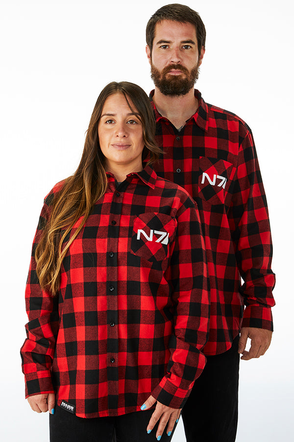 Mass Effect N7 Flannel