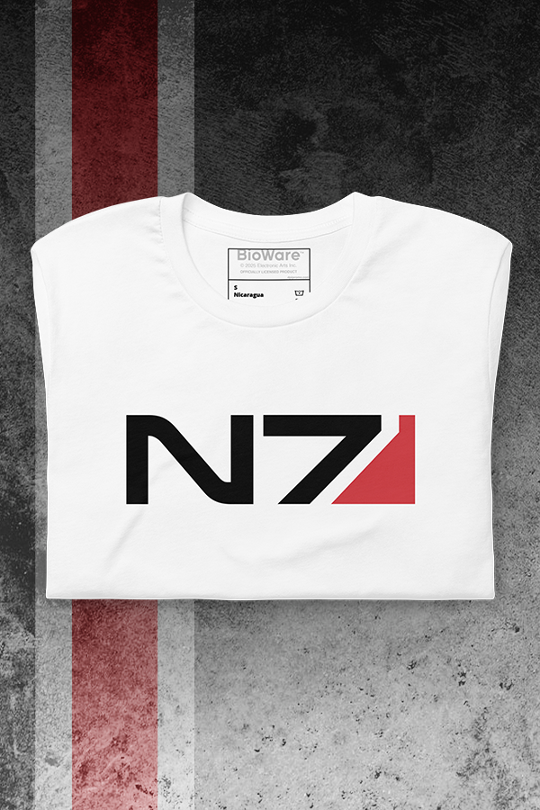 Camiseta invertida Mass Effect N7
