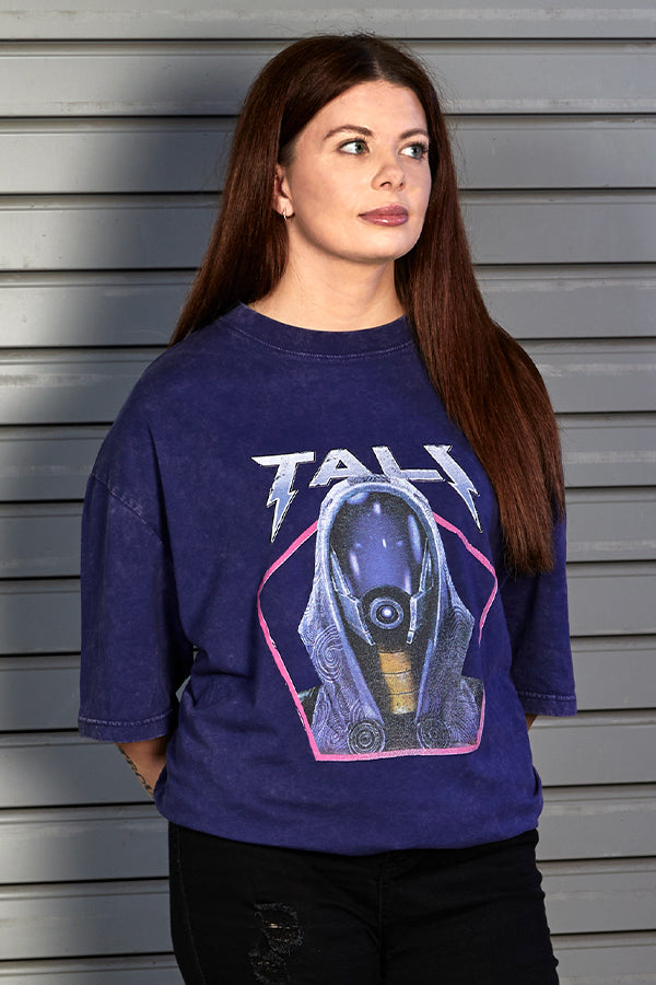 Mass Effect Vintage Acid Wash Tali Tee