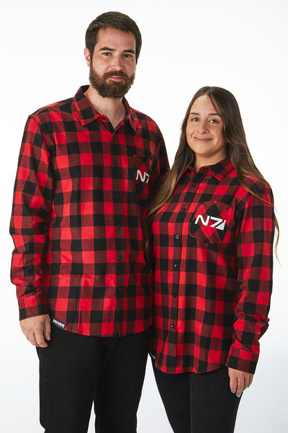 Mass Effect N7 Flannel