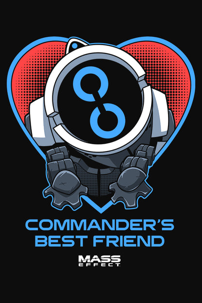 Maglietta Miglior Amico del Comandante di Mass Effect