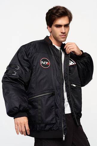 Mass Effect N7 Oversize Bomber Unisex Jacket – Official BioWare Gear Store
