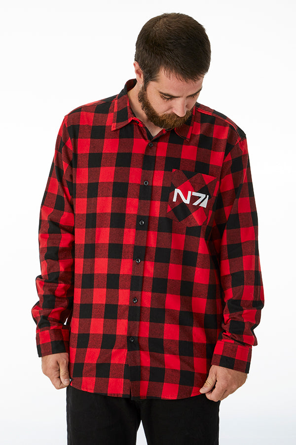 Mass Effect N7 Flanelle