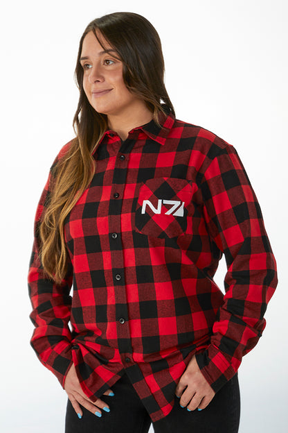 Mass Effect N7 Flanell