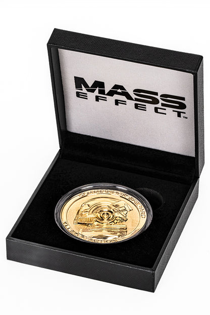 Mass Effect Collectors Attack Pièce de monnaie variante plaquée or