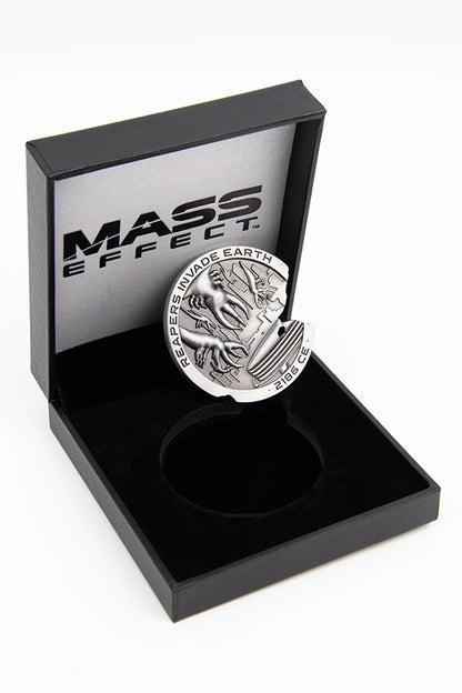 Mass Effect Der Untergang der Erde Challenge Münze