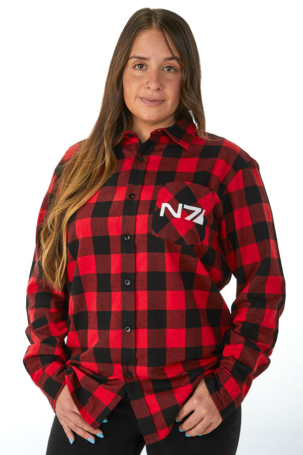 Mass Effect N7 Flannel