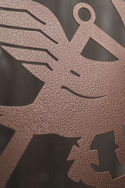 Dragon Age - Cigno acciottolato - Arte da parete in metallo