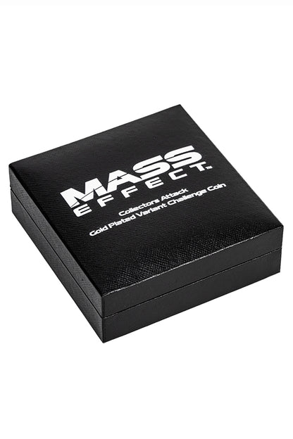 Mass Effect Collectors Attack Moneda Variante Chapada en Oro