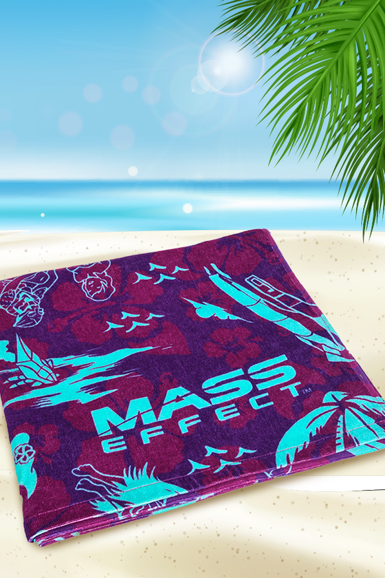 Mass Effect Pleasant Retirement Beach Towel