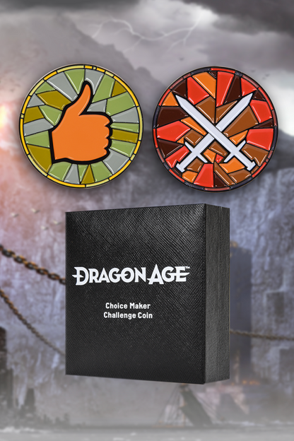 Dragon Age Choice Maker-Herausforderungsmünze
