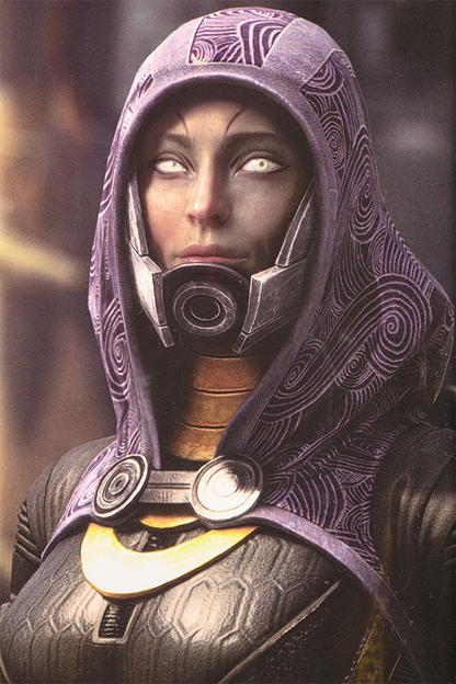 Mass Effect Tali Zorah Gerahmtes Foto Replik