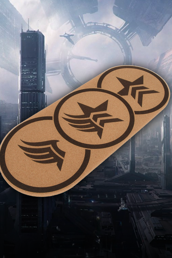 Mass Effect Cork Pin Display/Note Board