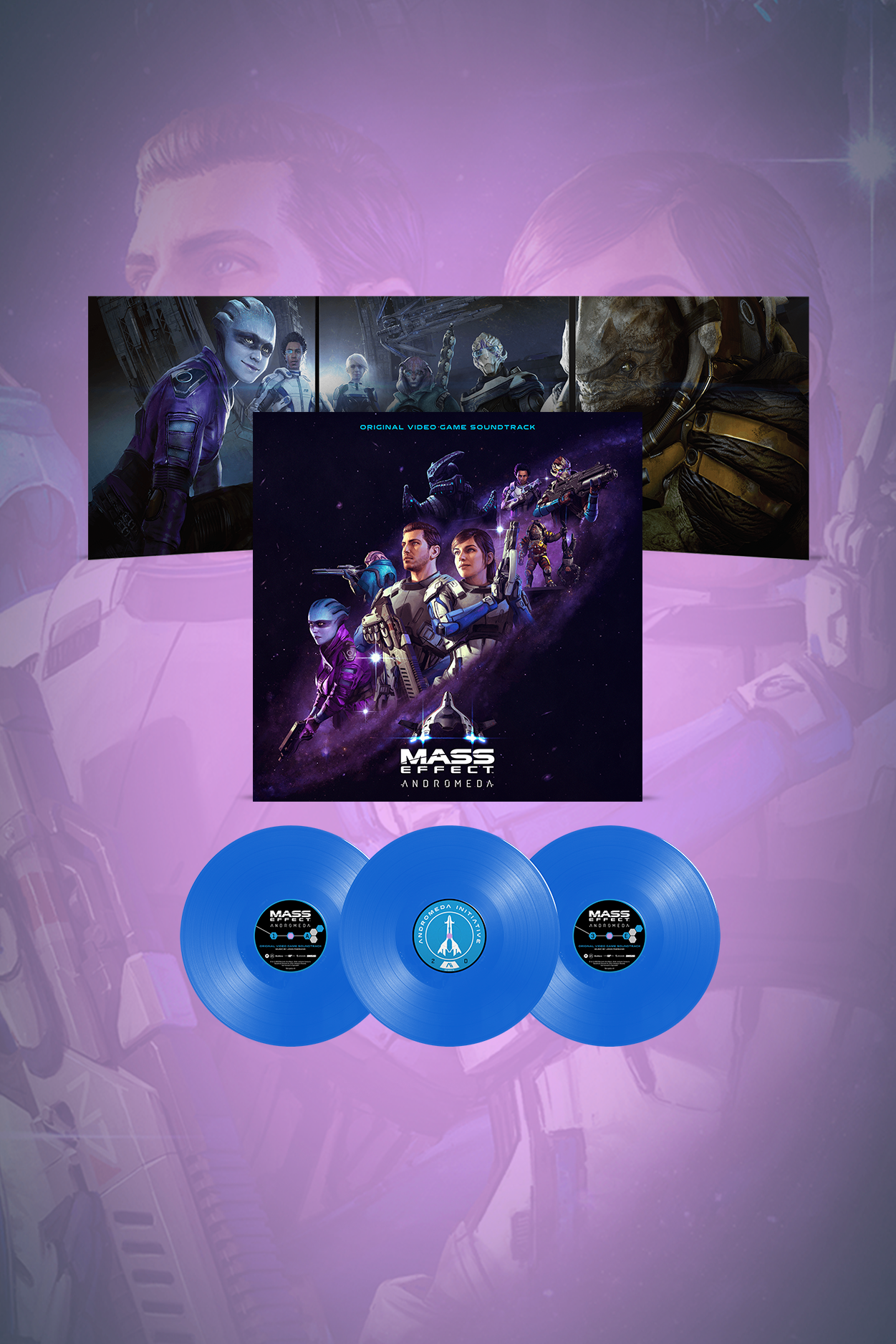 Mass Effect: Andromeda Soundtrack 3LP Set (BioWare Gear Exclusive ...