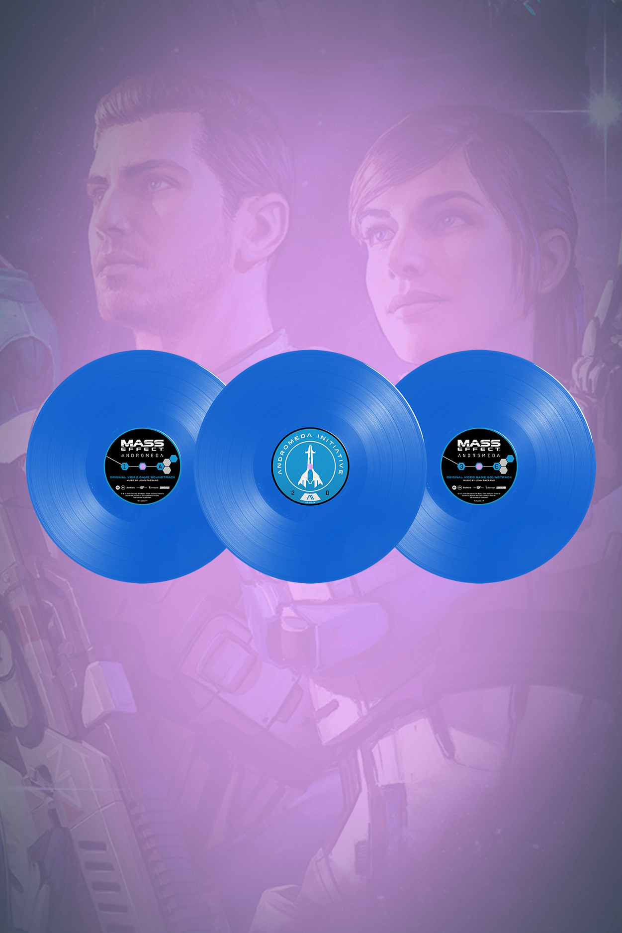 Mass Effect: Andromeda Soundtrack 3LP Set (esclusiva BioWare Gear)