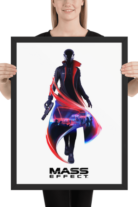Mass Effect: Female Shepard Digital Painting (Paragon) Leggings for Sale  by Ron Vollach