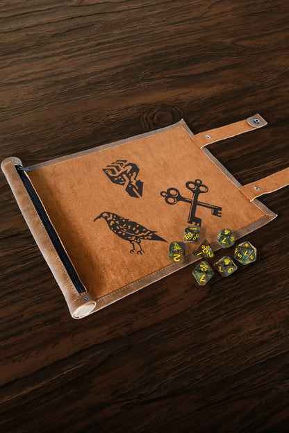 DnD Spellbook Dice Box & Dice Tray - First Edition