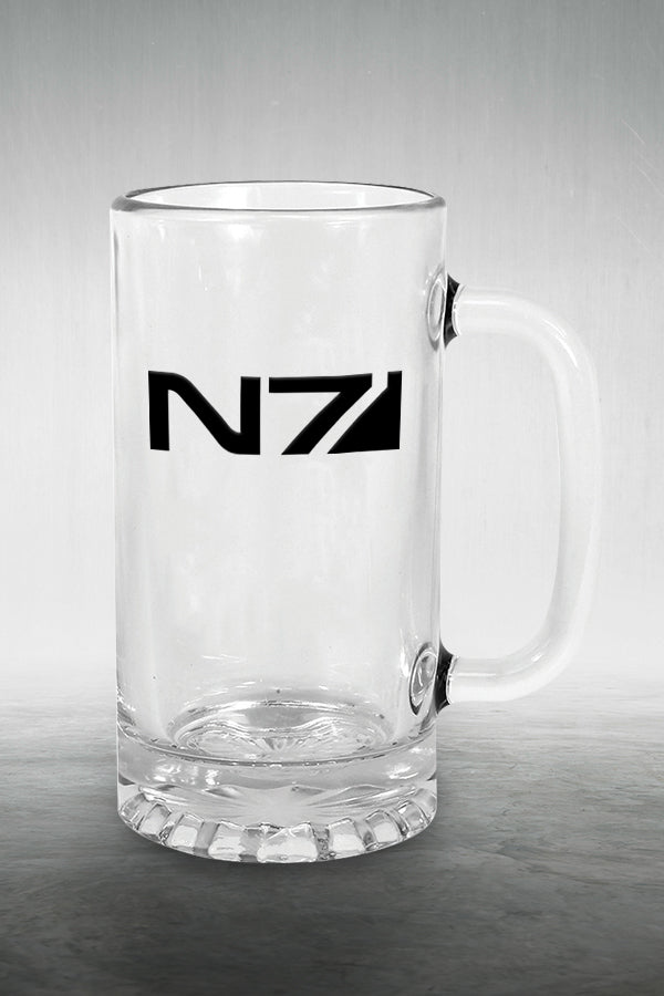 N7 Tankard Glass Stein