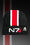Paquete de gorros y pins con el logotipo de N7