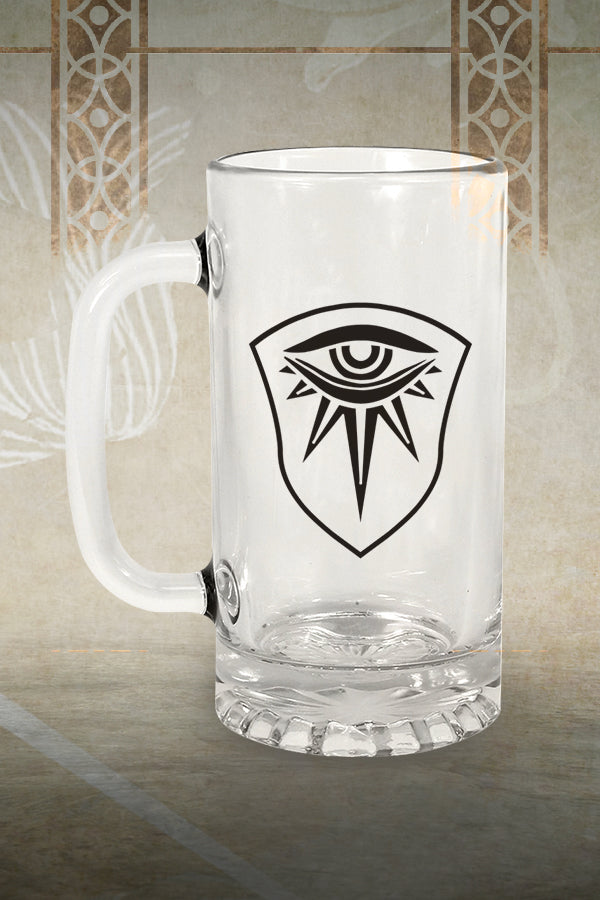 Inquisition Crest Tankard Glass Stein