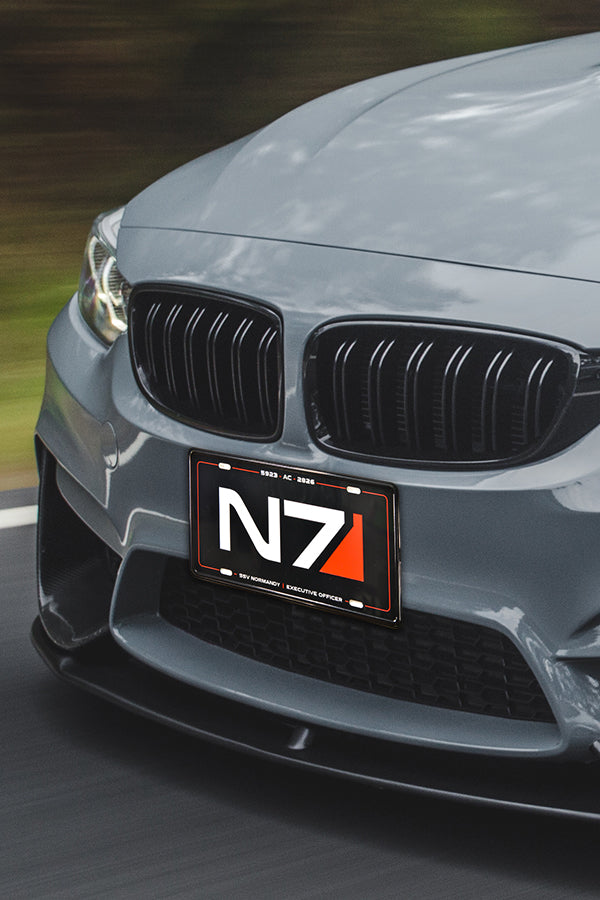 N7 License Plate – Official BioWare Gear Store