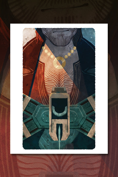 Dragon Age: Varric “The Lover” Tarot Lithograph